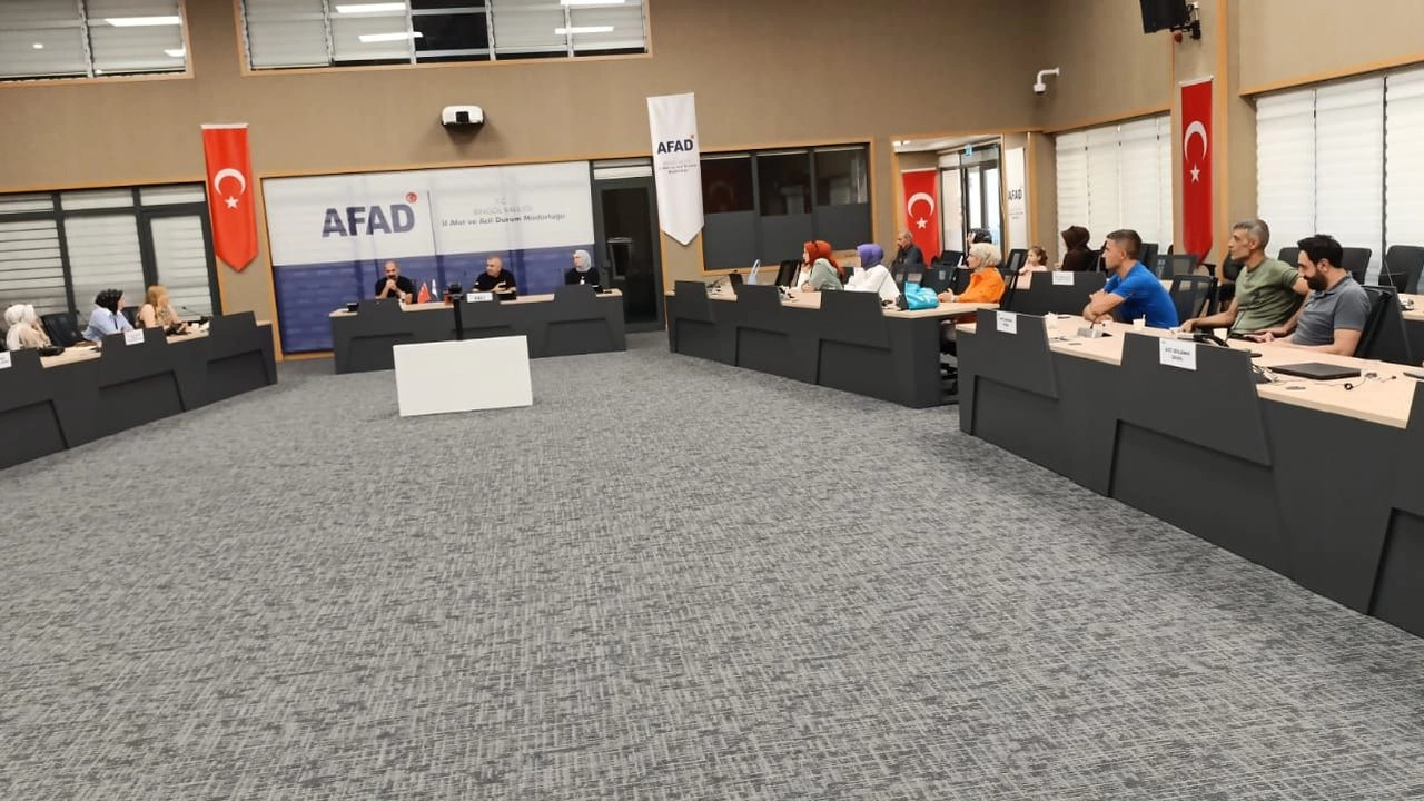 Bingöl’de AFAD Gönüllüleri 29 Ağustos Tatbikatı İçin Toplandı