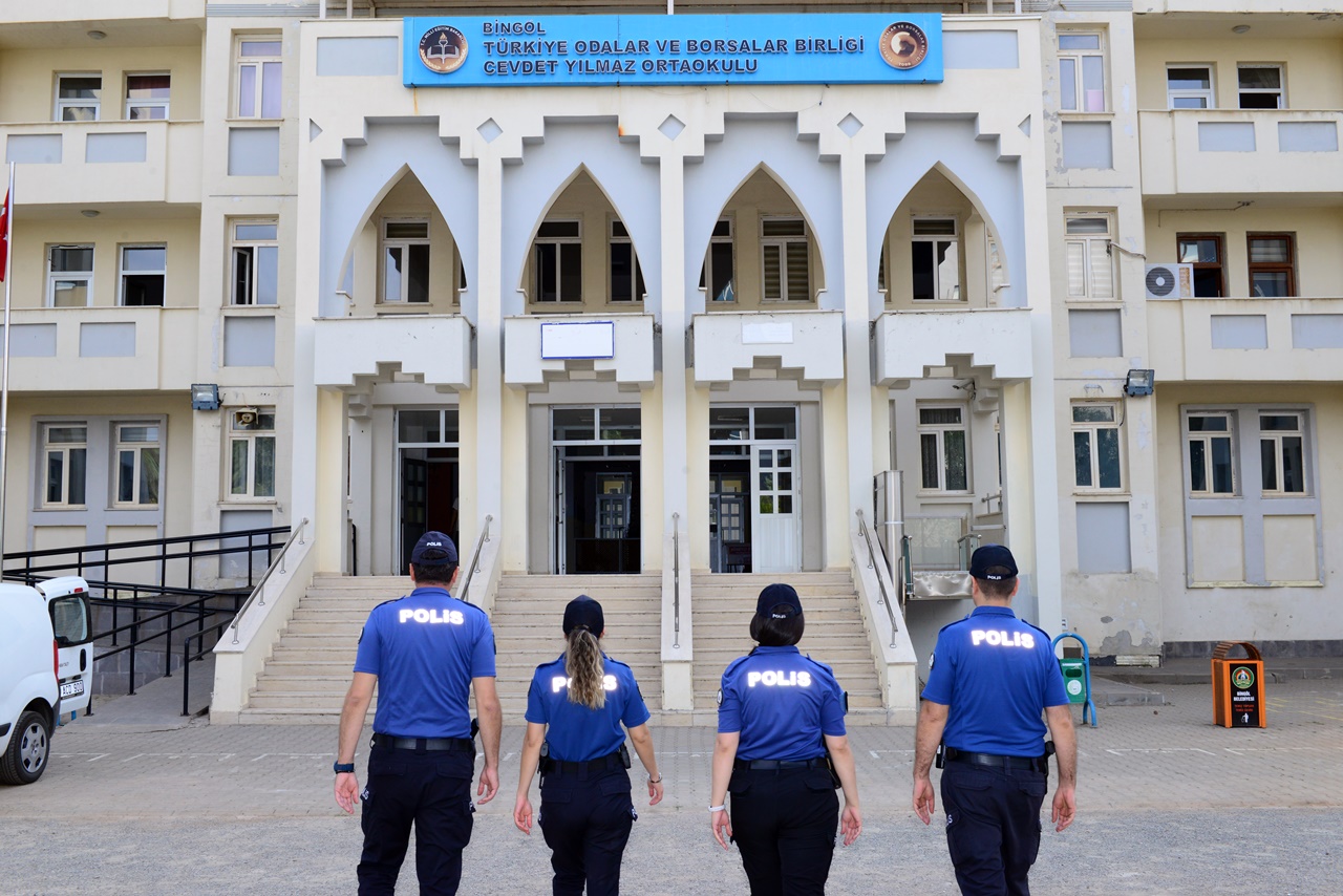 Bingöl’de 122 Okulda Polis Güvencesi