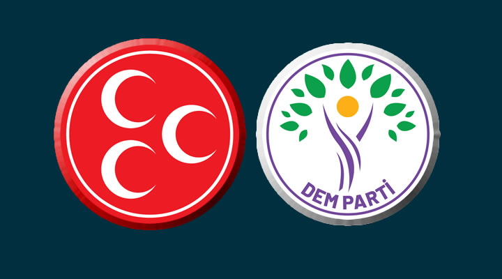 MHP VE DEM PARTİ LOGOSU ---