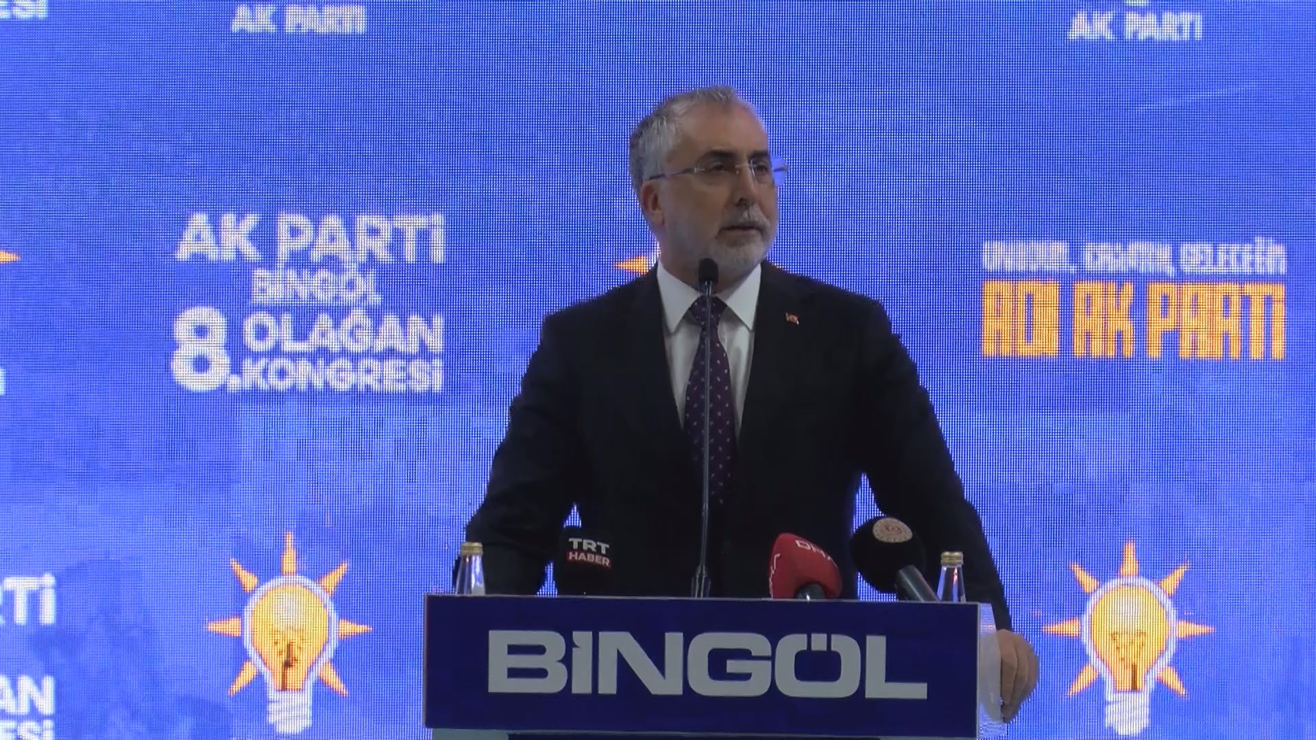 Bakan Vedat Işıkhan Bingöl’de AK Parti İl Kongresi’ne Katıldı 