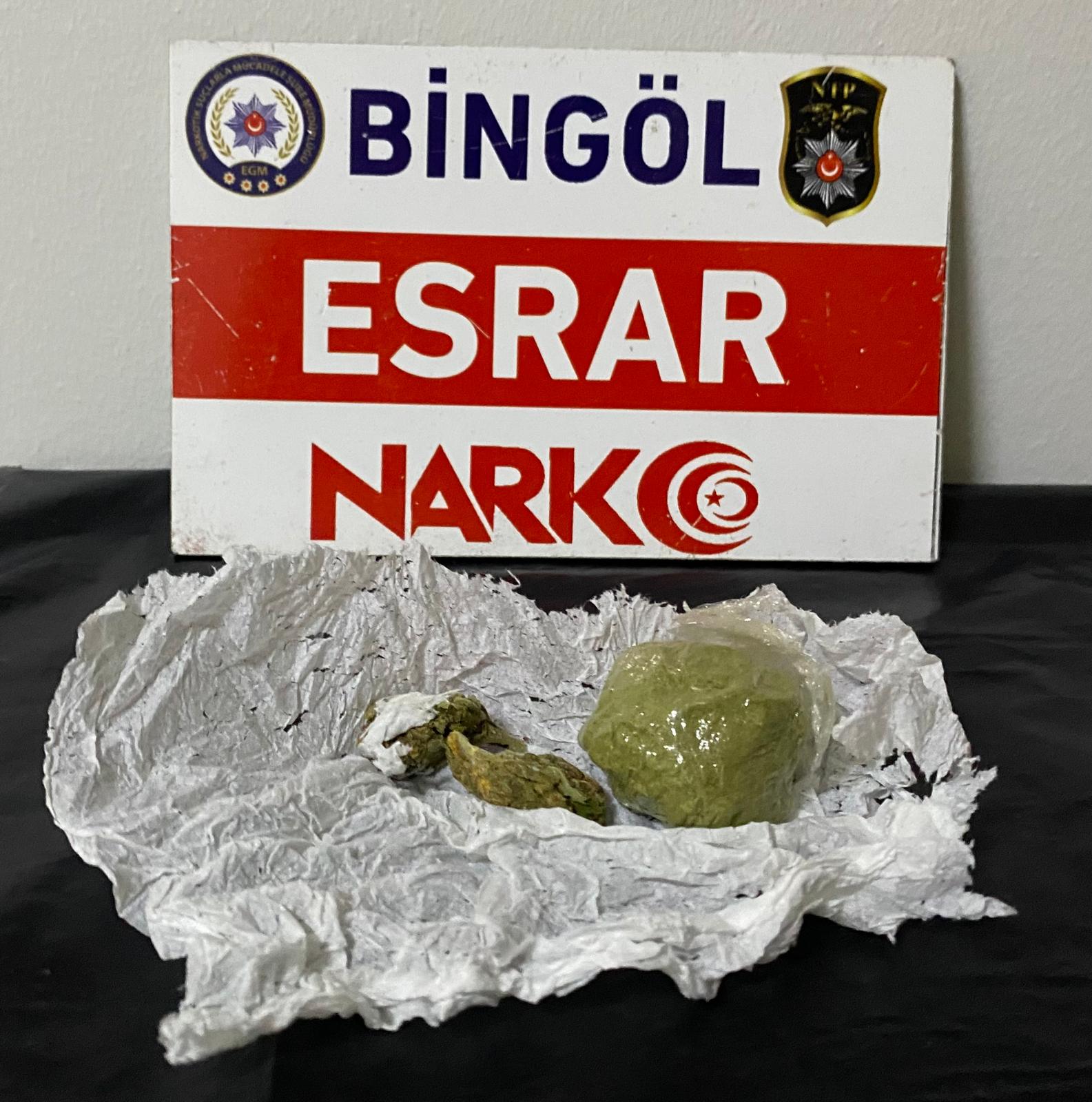 Bingöl’de Uyuşturucu Operasyonu: 3 Kişi Gözaltında 