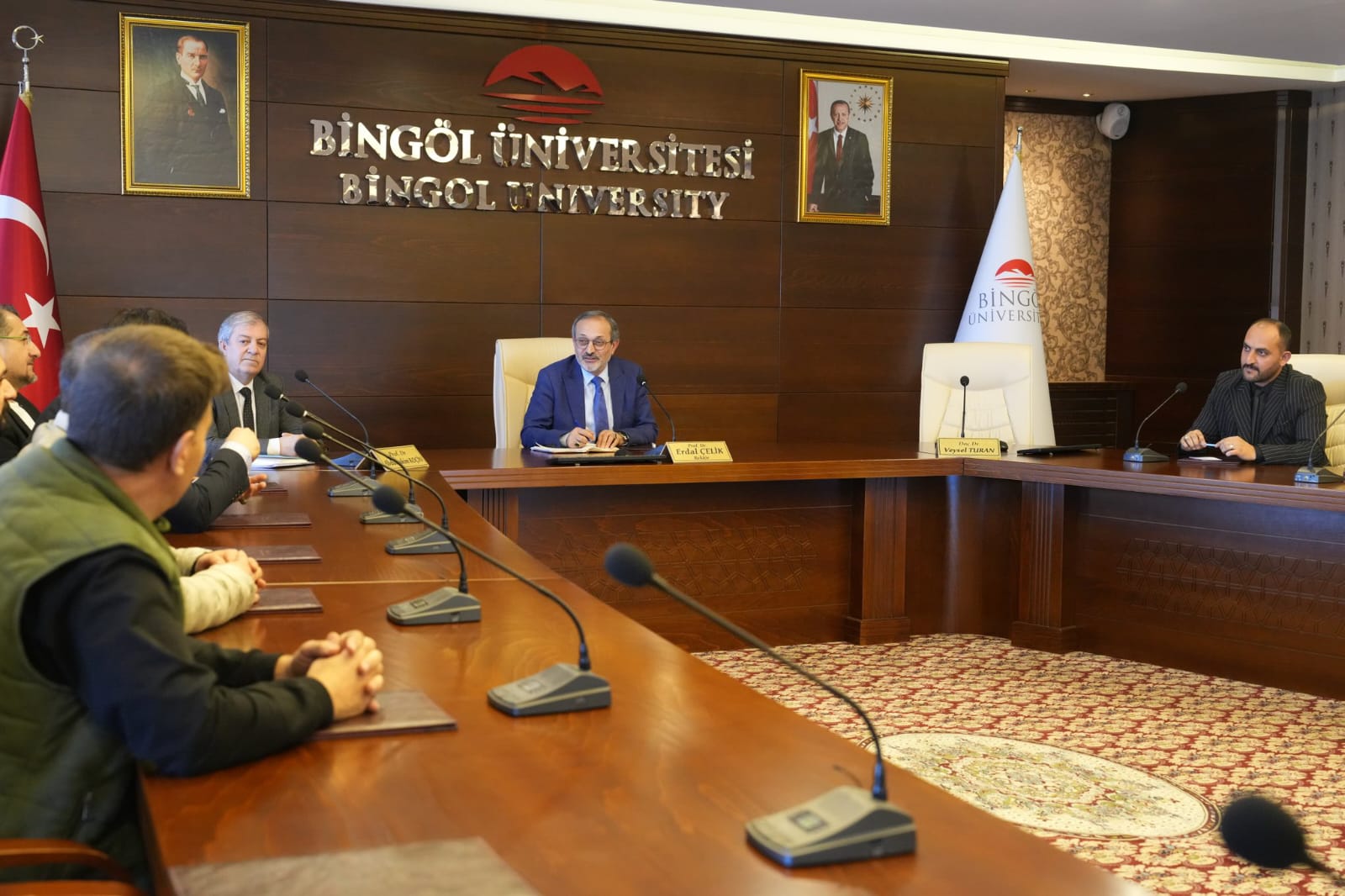 Bingöl Memleket Sevdalıları Derneği’nden Rektör Çelik’e Ziyaret