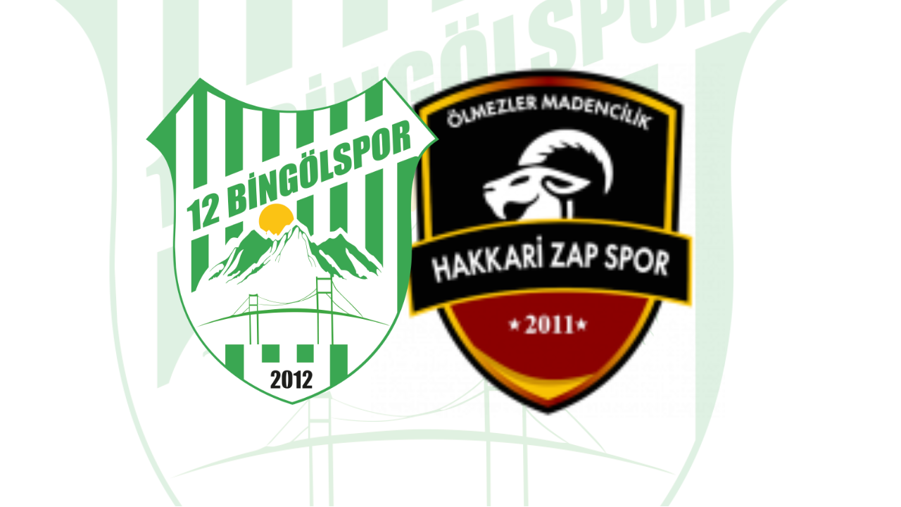 12 Bingölspor ile Hakkari Zapspor Şampiyonluk Maçına Çıkıyor