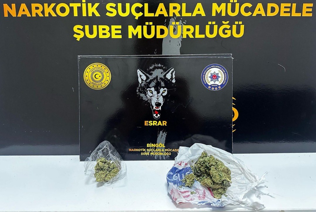 Bingöl’de Uyuşturucu Madde Ele Geçirildi, 2 Şüpheliye İşlem Yapıldı