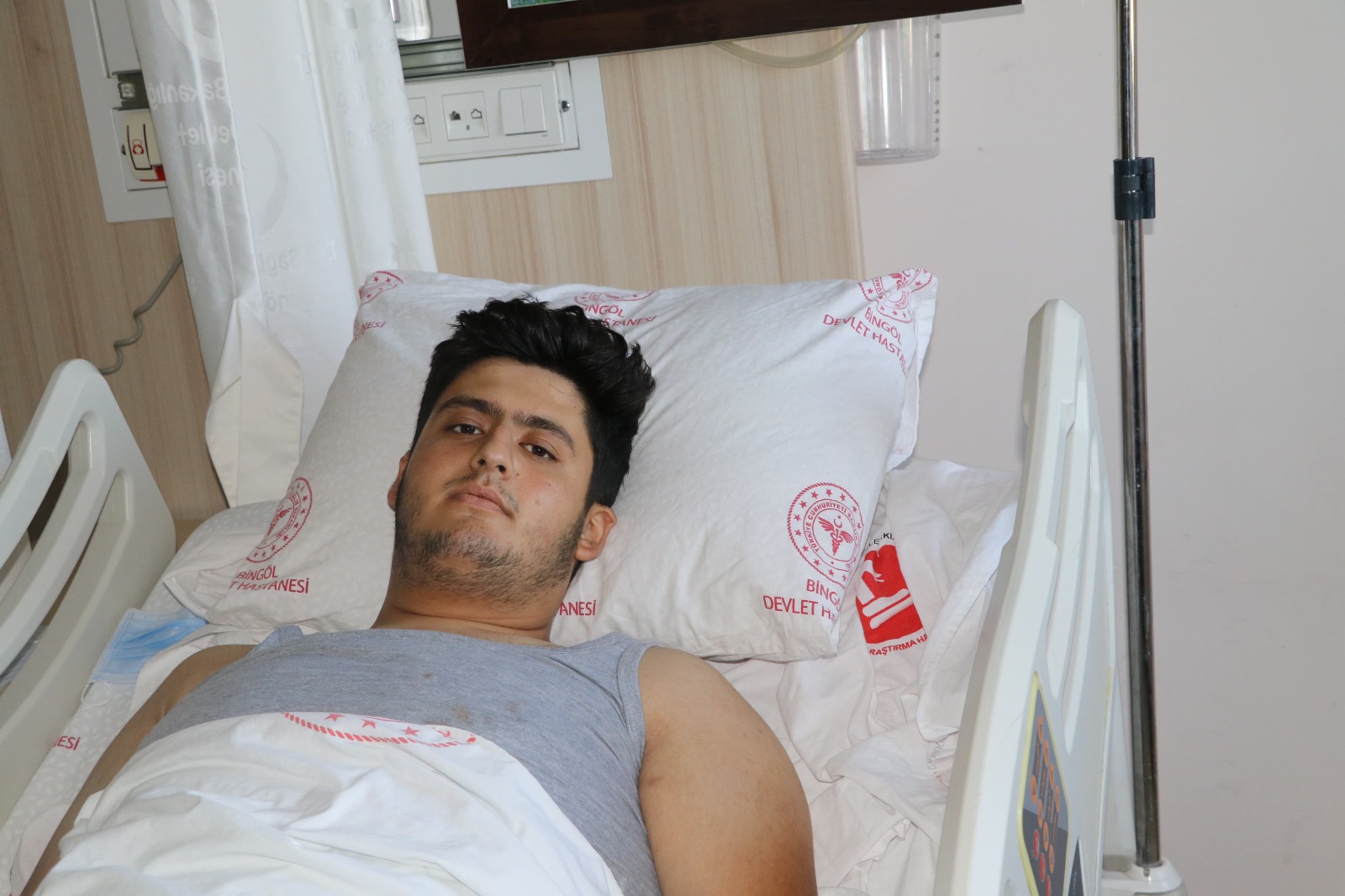 İş Kazası Geçiren Şenlik Bingöl’e Sevk Edildi