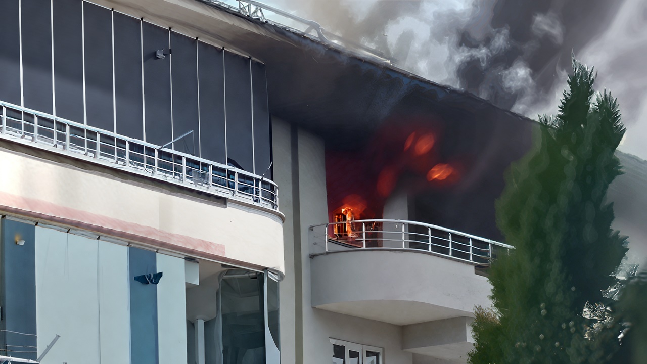 Bingöl’de apartman yangını büyümeden söndürüldü