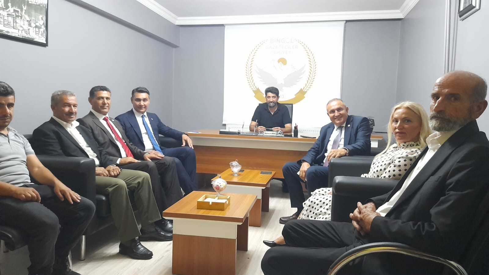 İYİ Parti Heyetinden Bingöl Gazeteciler Cemiyeti’ne Ziyaret