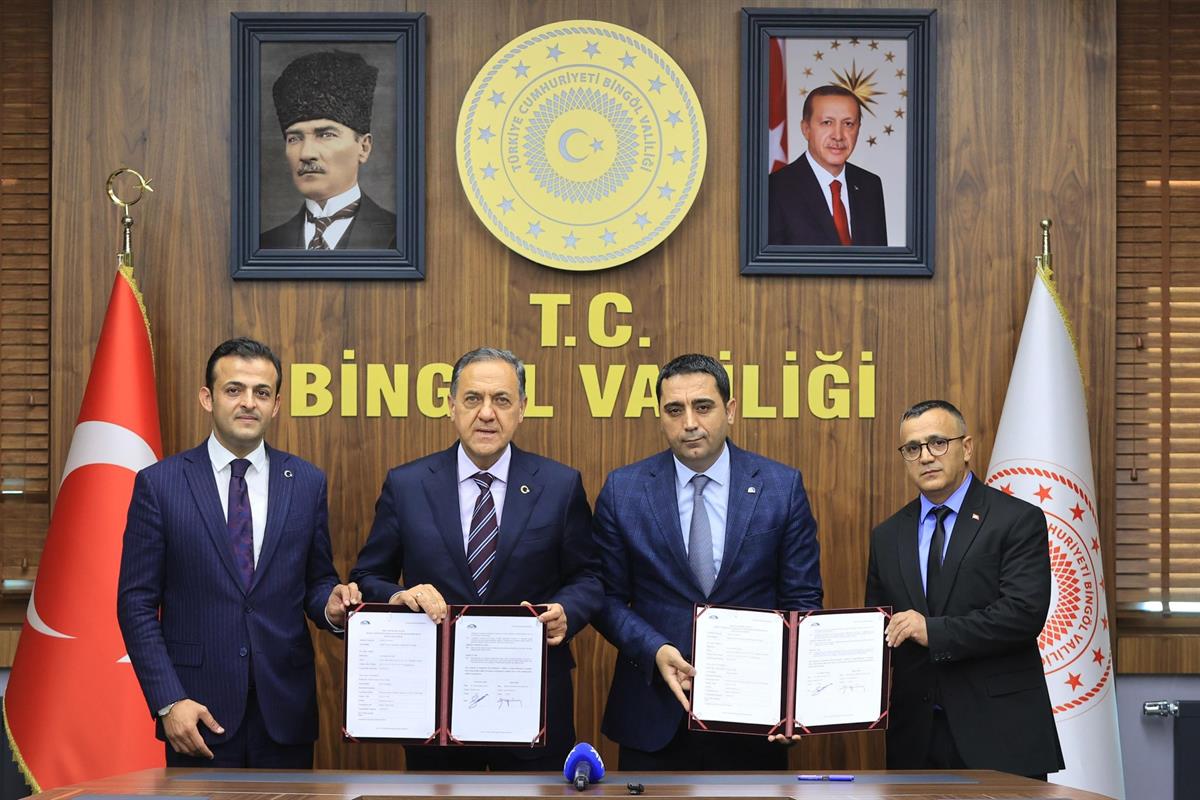 Bingöl’de İki Yeni Proje İçin İmzalar Atıldı