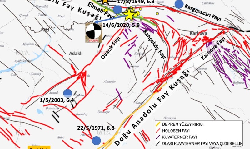 Bingöl ve Çevresi Büyük Deprem Tehlikesi Altında
