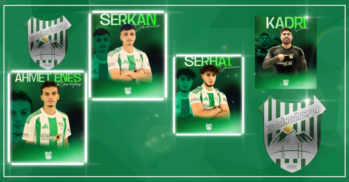 12 Bingölspor’dan 4 Takviye Daha