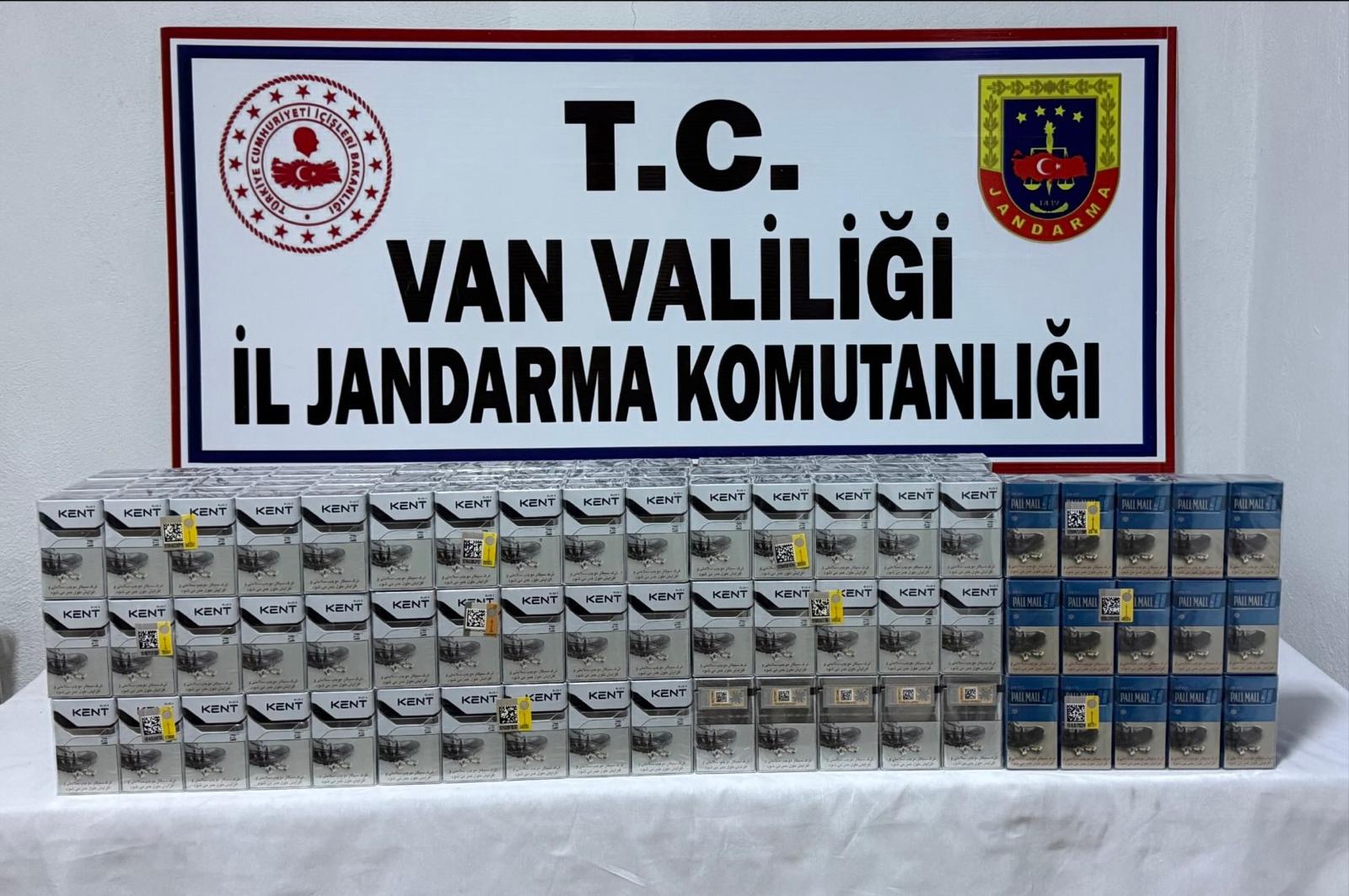 Van’da 15 Bin 250 Paket Kaçak Sigara