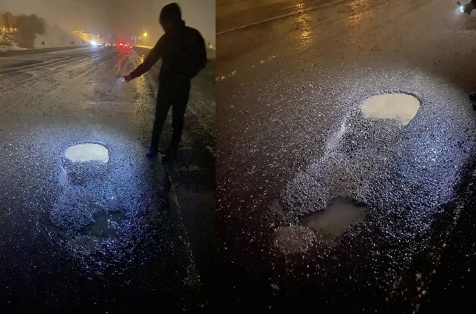 Derin Çukurlar Sürücüleri Zorluyor