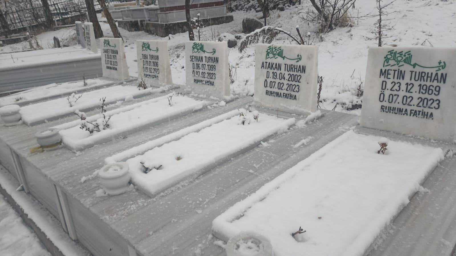6 Şubat’ta Turhan Ailesinin Acısı Dinmedi