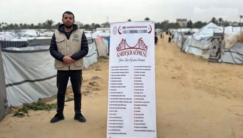 Genç’ten Gazze’ye Dayanışma Köprüsü: 45 Çadır ve 1 Okul Kuruldu