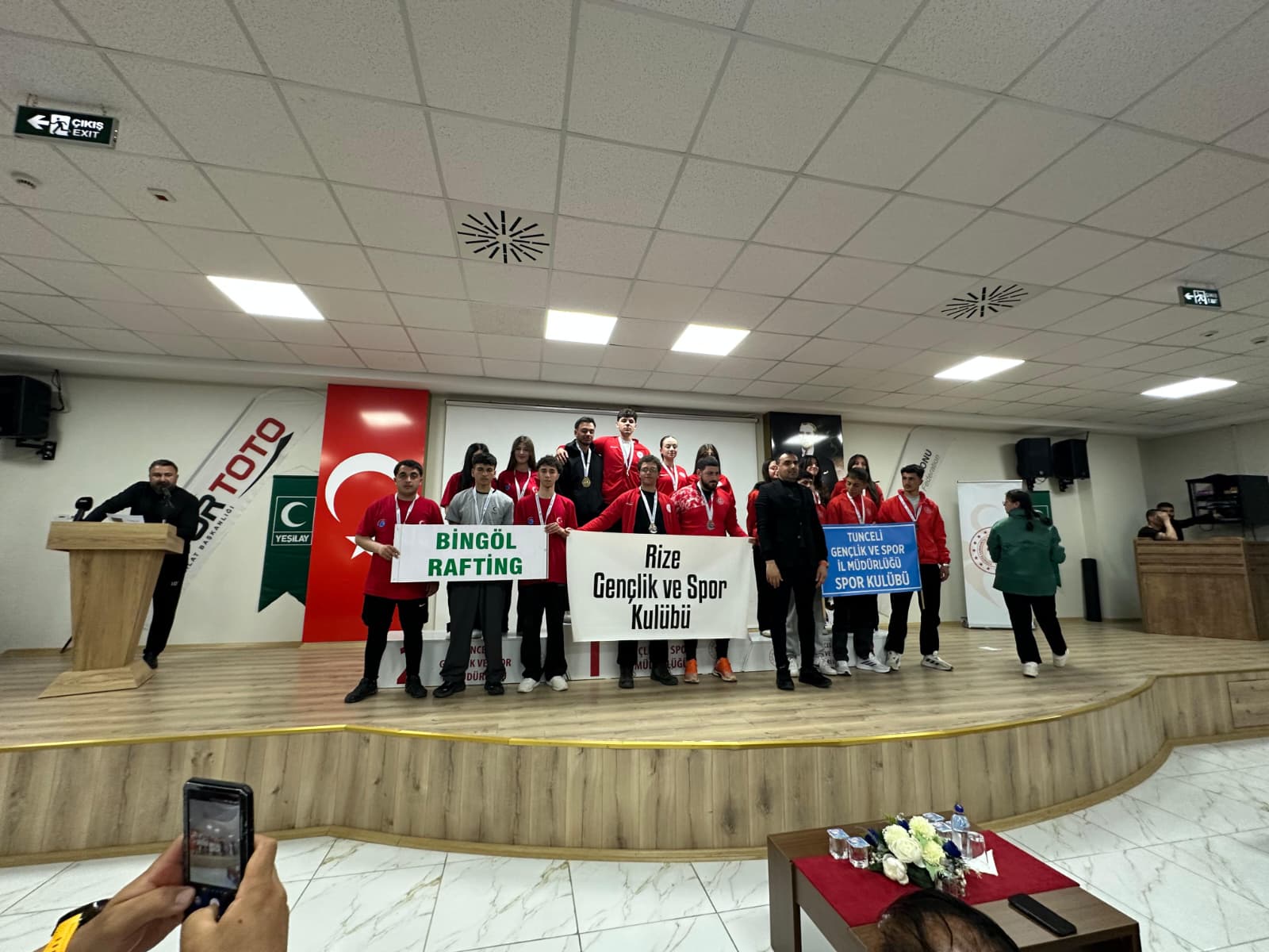 Bingöllü Rafting Takımı Türkiye İkincisi Oldu