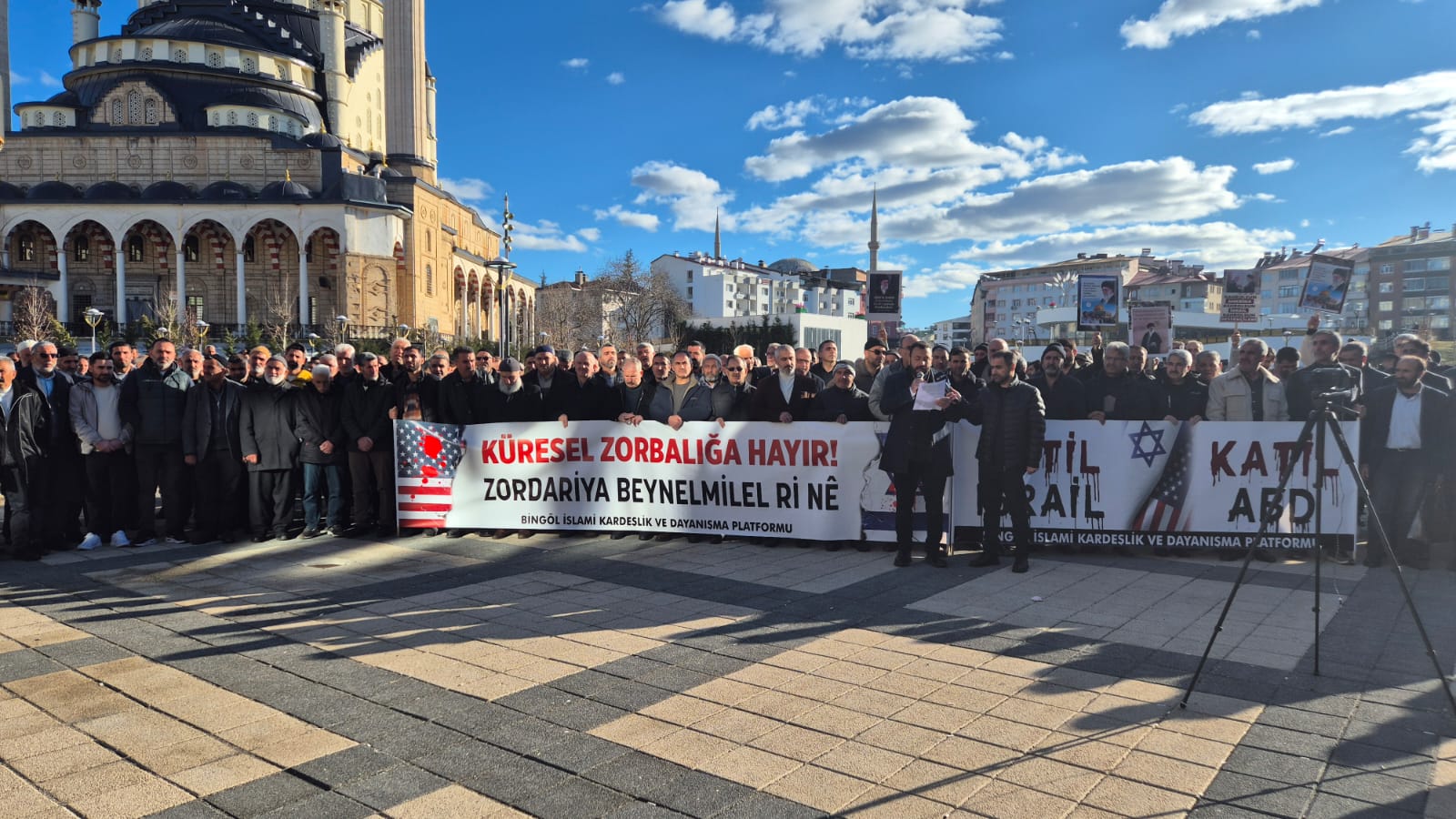 Bingöl’de ABD ve İsrail’in İran Saldırılarına Protesto