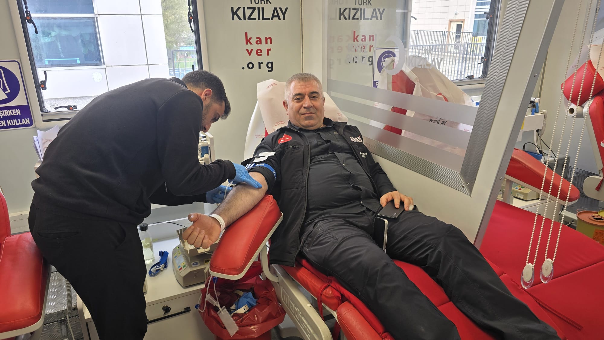 Bingöl AFAD Müdürü Kan Bağışladı