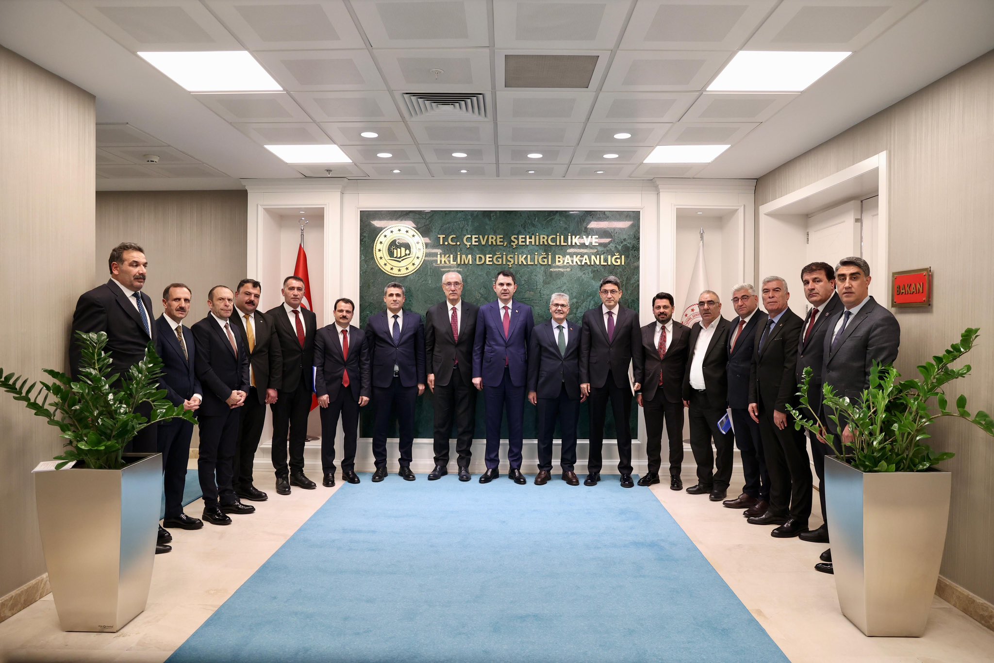 Bingöl Heyetinden Bakan Kurum’a Ziyaret