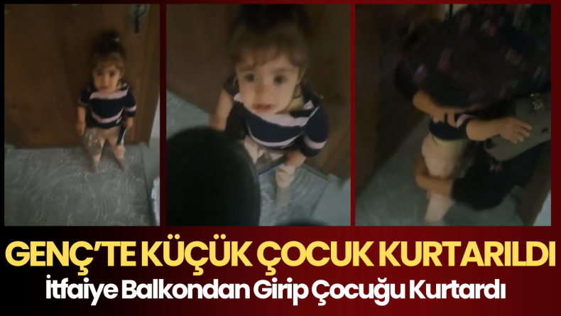 Evde Mahsur Kalan Çocuğu İtfaiye Kurtardı