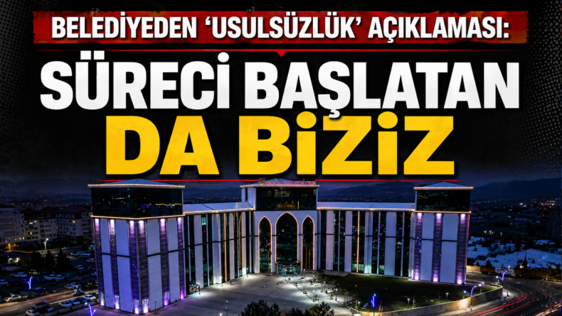 Usulsüzlüğü tespit eden de, suç duyurusunda bulunan da biziz