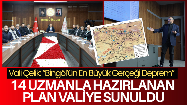 Vali Çelik: Bingöl’ün en büyük gerçeği deprem