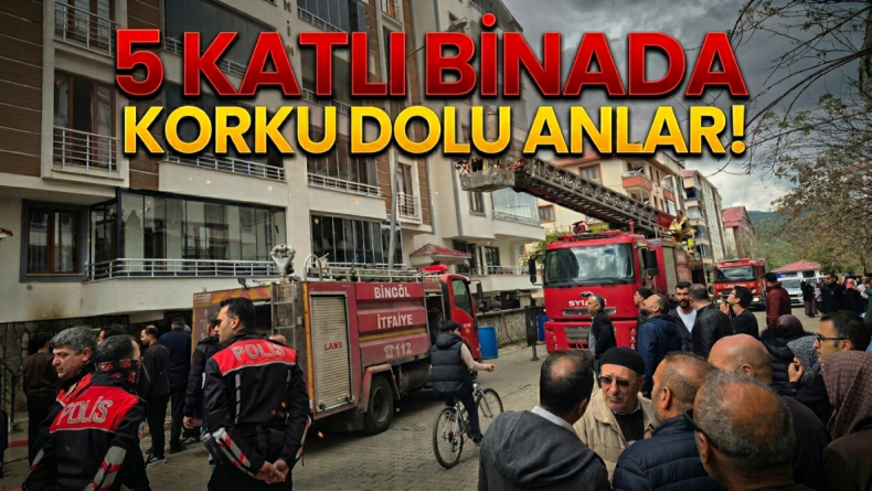 5 Katlı Binada Korku Dolu Anlar!