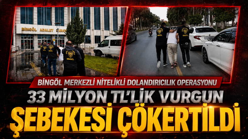 Bingöl Merkezli Dolandırıcılık Operasyonu: 6 Gözaltı