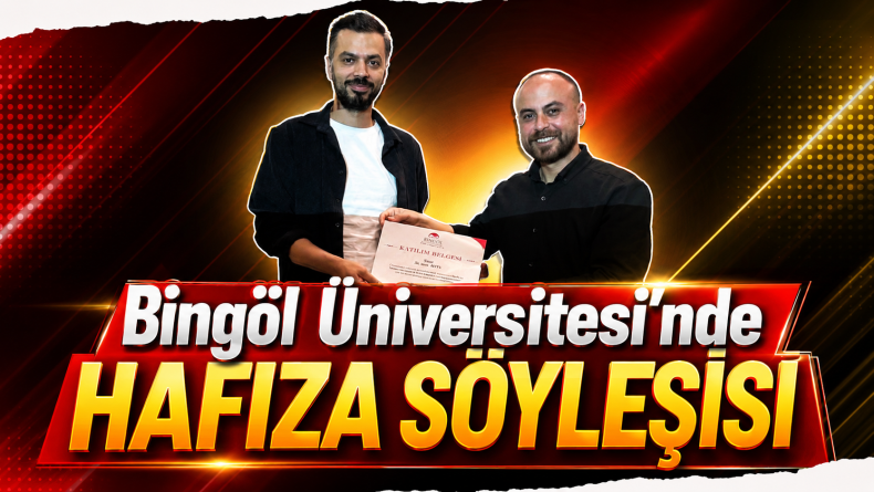 Bingöl Üniversitesi’nde Dikkat Çeken Söyleşi