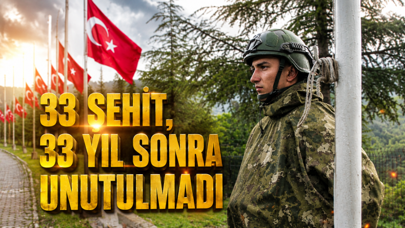 Bingöl’de 33 yıl önce şehit edilen 33 asker törenle anıldı