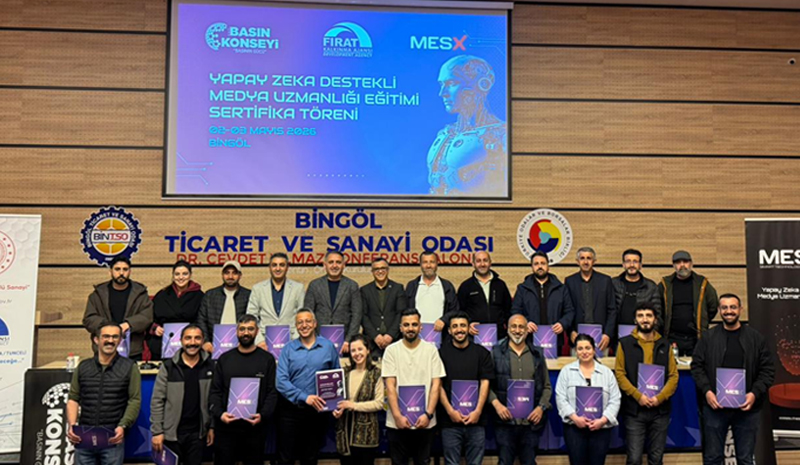 Bingöl’de Basın Mensuplarına Yapay Zekâ Eğitimi Verildi