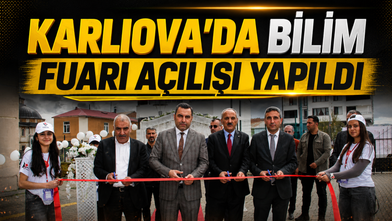 Karlıova’da Bilim Fuarı Açılışı Yapıldı
