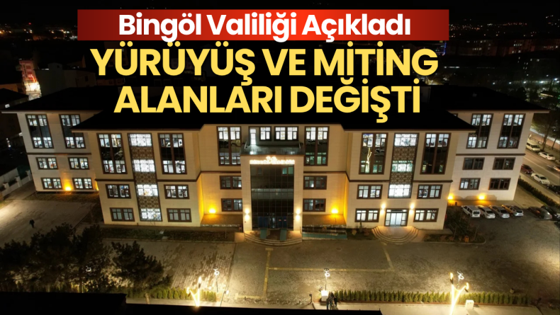 Valilik Açıkladı: Artık Sadece Bu Alanlarda Gösteri Yapılacak