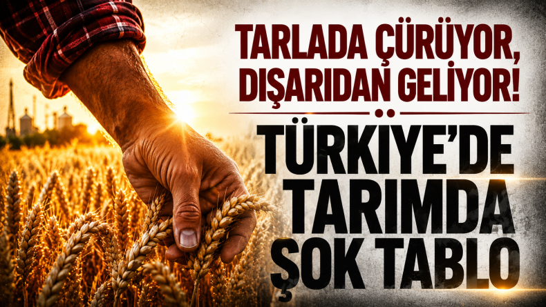 Tarlada Çürüyor, Dışarıdan Geliyor! Türkiye’de Tarımda Şok Tablo