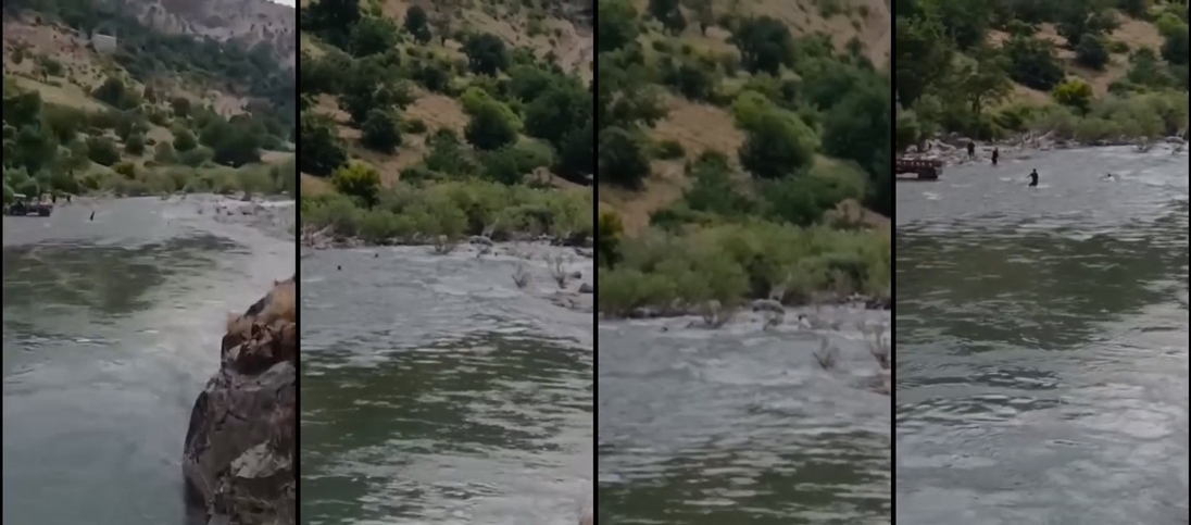 Akıntıya Kapıldı, Gözden Kayboldu! O Anlar Kamerada