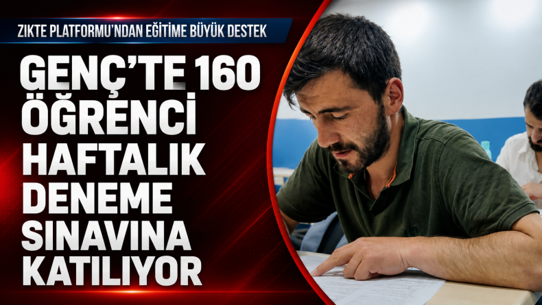 160 Öğrenci Haftalık Deneme Sınavına Katılıyor