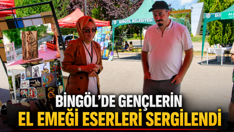 Bingöl’de Gençlerin El Emeği Eserleri Sergilendi