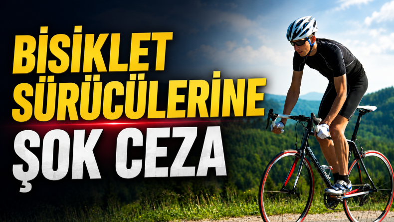 Bisiklet Sürücülerine Şok Ceza