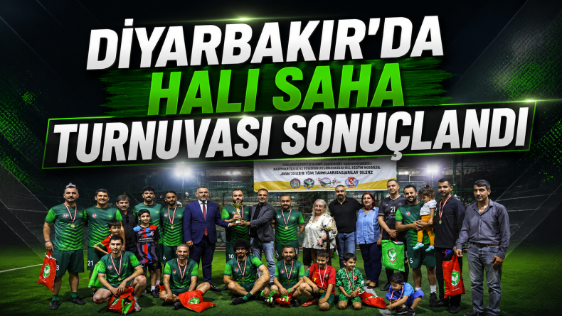 Diyarbakır’da Halı Saha Turnuvası Sona Erdi