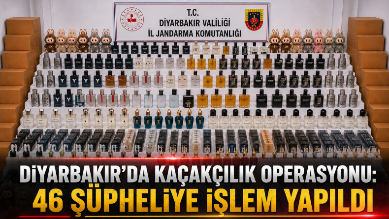 Diyarbakır’da Kaçakçılık Operasyonu: 46 Şüpheliye İşlem Yapıldı