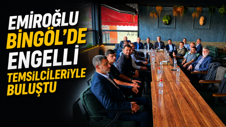 Emiroğlu Engelli Vatandaşları Dinledi
