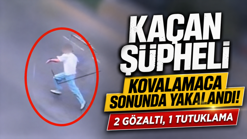 Kaçan Şüpheli Kovalamaca Sonunda Yakalandı