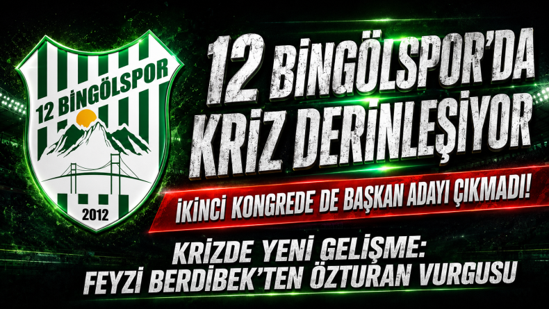 12 Bingölspor’da Yönetim Krizi: Feyzi Berdibek Net Konuştu