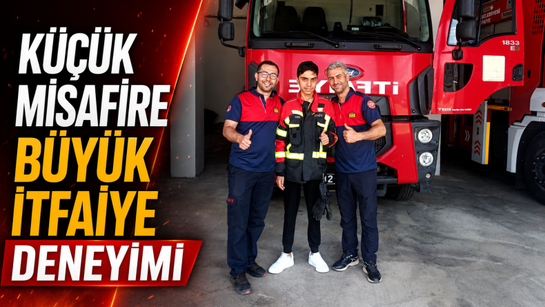Özel Misafir İtfaiye Ekipleriyle Buluştu