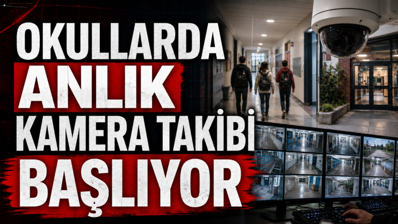 Okullarda Anlık Kamera Takibi Başlıyor
