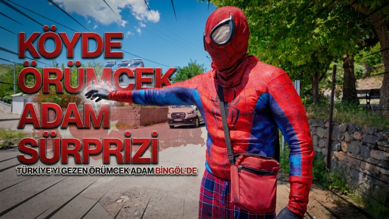 Örümcek Adam Bu Kez Bingöl’de Ortaya Çıktı