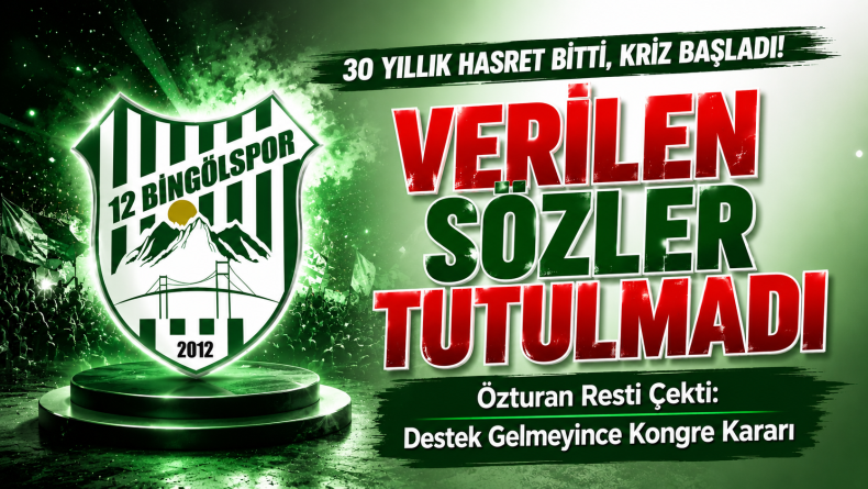 Şampiyonluk Sonrası Büyük Kriz: 12 Bingölspor’da Olağanüstü Kongre Kararı!