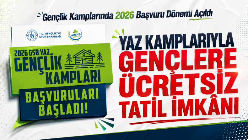 2026 Yaz Gençlik Kampları İçin Başvurular Başladı