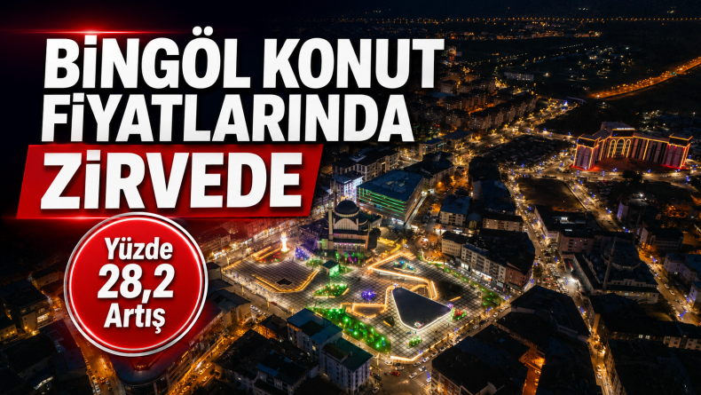 Bingöl Konut Fiyatlarında Zirvede: Yüzde 28,2 Artış