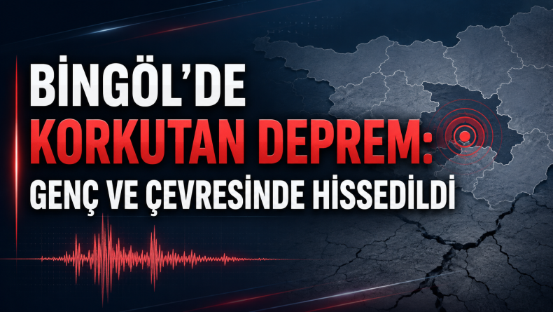 Bingöl’de Korkutan Deprem: Genç Ve Çevresinde Hissedildi