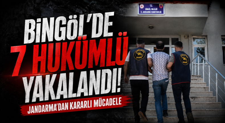 Bingöl’de 7 Hükümlü Yakalandı